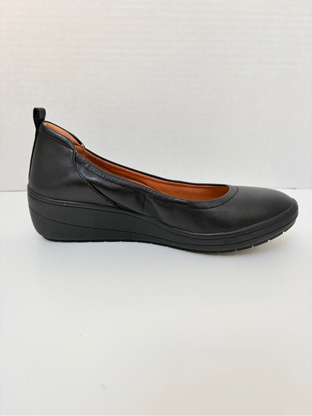 Vionic Jacey Platform Loafers Slip On Flats Comfort Shoes Leather Black Size 8.5 - Picture 4 of 12